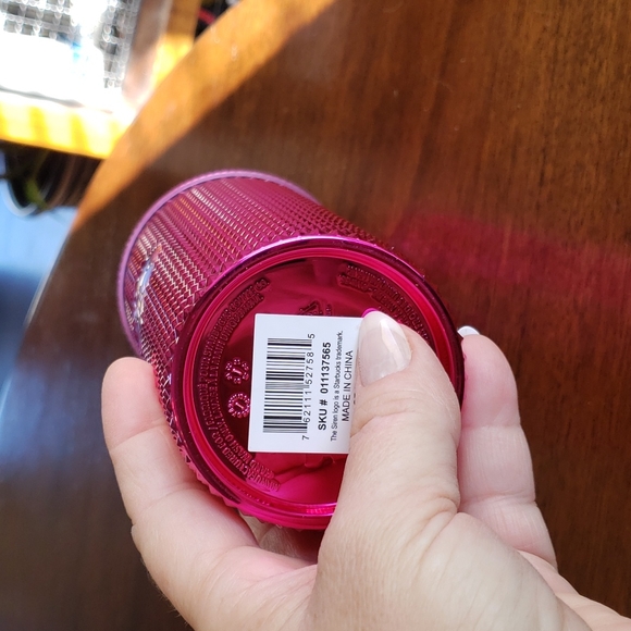 1 pink Starbucks 2022 Venti Sangria (pink) Studded Cold Cup (1 cup) - Picture 5 of 6